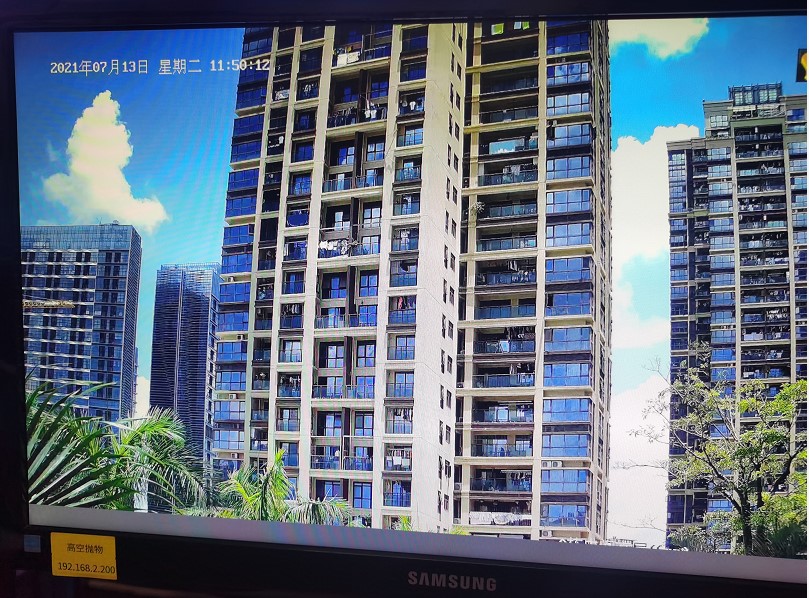 高空拋物監控安裝