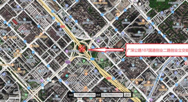 廣深公路107國道創(chuàng)業(yè)二路創(chuàng)業(yè)立交處 廣深公路107國道創(chuàng)業(yè)二路創(chuàng)業(yè)立交處